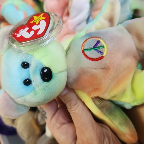 Ty Beanie bear peace - Picture 1 of 9